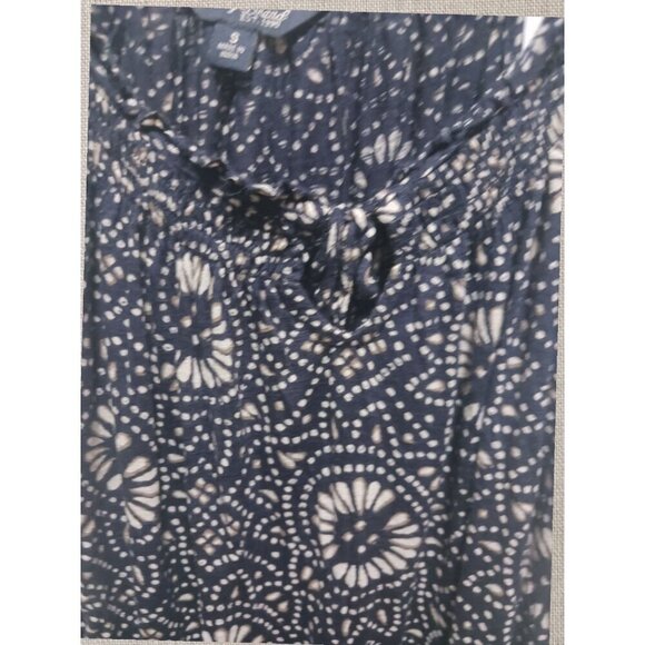 Lucky Brand Womens Sleeveless Printed Tank Top Size Small navy/wht - Picture 6 of 6